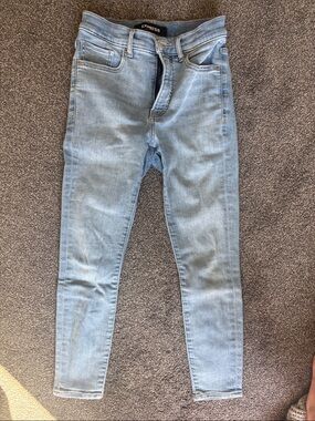 Express Light Blue Skinny Jeans